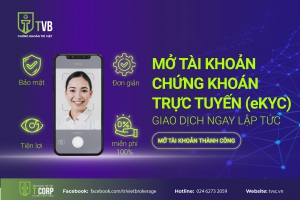 MỞ TÀI KHOẢN CHỨNG KHOÁN TRỰC TUYẾN (eKYC) - ĐƠN GIẢN - TIỆN LỢI - BẢO MẬT - MIỄN PHÍ 100%